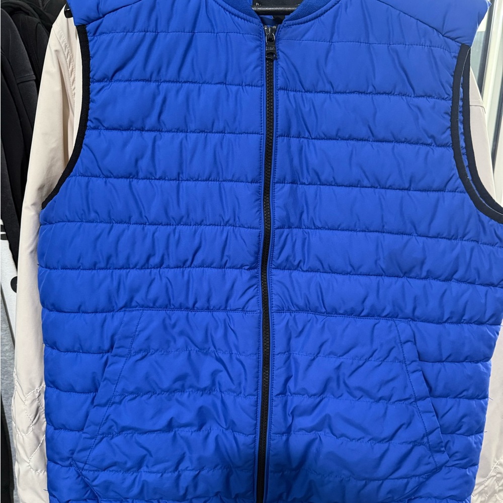 Banana Republic Men’s Blue Puffer Vest Size L